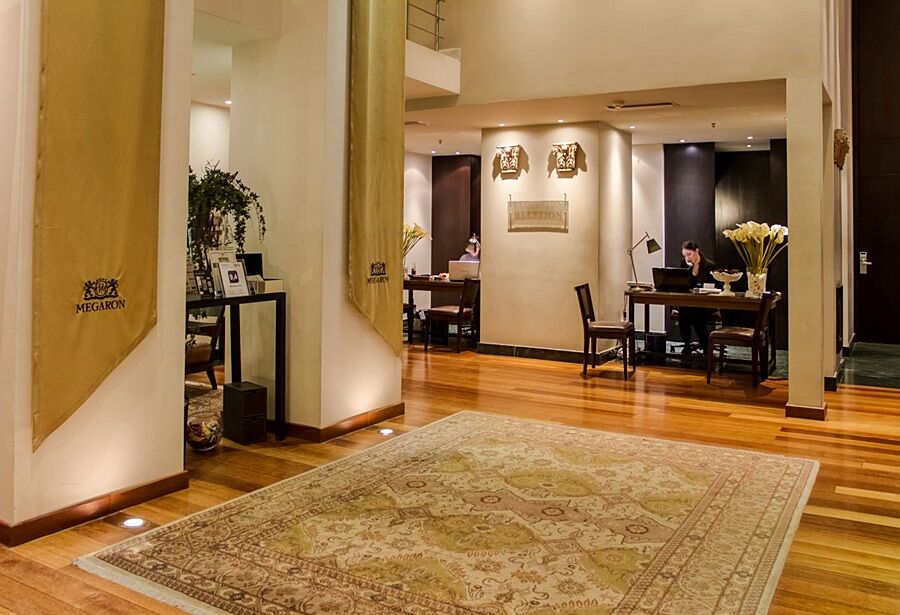 Gdm Megaron, Historical Monument Hotel Heraklion  Exterior photo Reception area